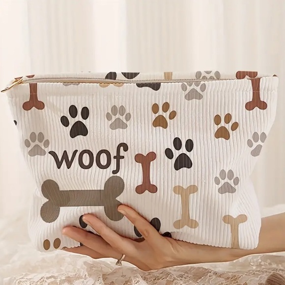 Handbags - **BUY NOW** "Woof" Cosmetic Bag